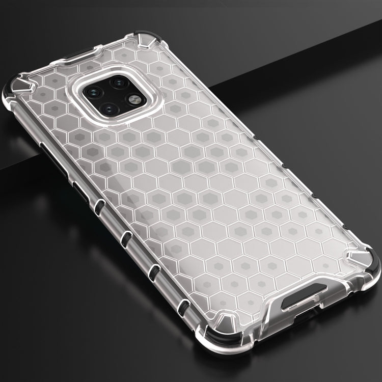 Shockproof Honeycomb PC + TPU Case for Huawei Mate 20 Pro (Transparent) - Huawei Cases by PMC Jewellery | Online Shopping South Africa | PMC Jewellery