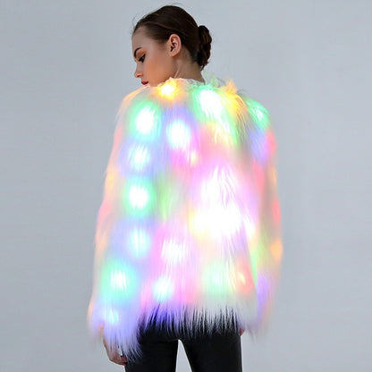 Cosplay Costumes Christmas And Halloween Night Costumes LED Colored Lights Show Clothes (Color:White With Light Size:S) - Clothing by PMC Jewellery | Online Shopping South Africa | PMC Jewellery