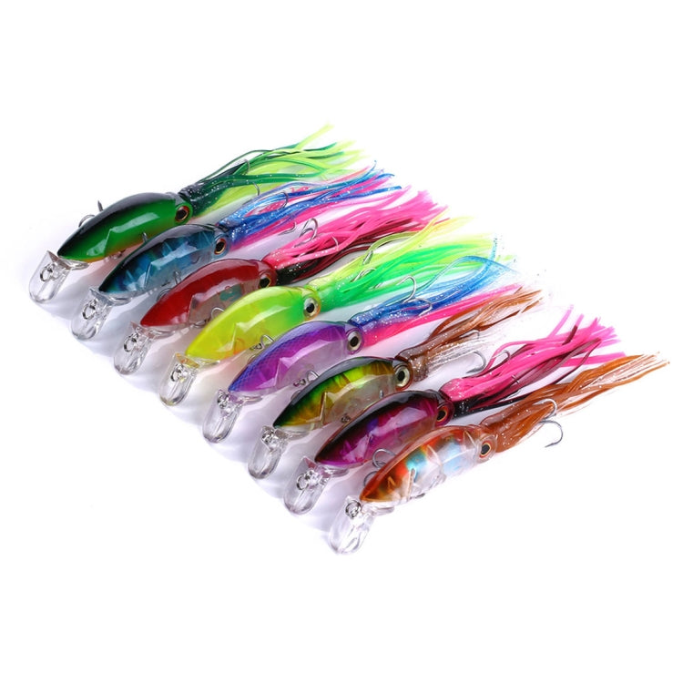 HENGJIA JIZ002 10cm/16.6g 8 PCS Big Octopus Squid Shaped Hard Baits Long Shot Fishing Lures Tackle Baits Fit Sea Fishing and Freshwater Fishing,Boxed - Fishing Lures by HENGJIA | Online Shopping South Africa | PMC Jewellery