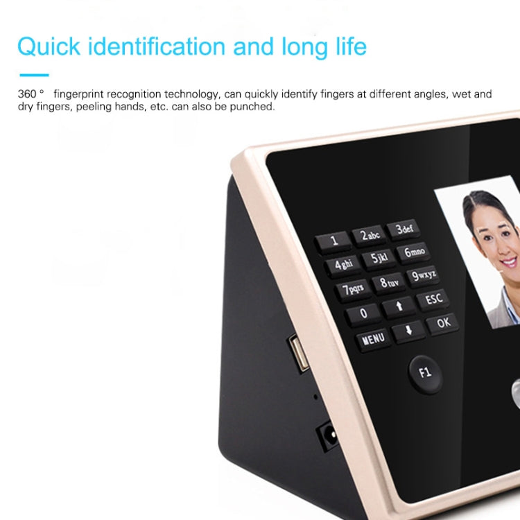 FA02 Face Recognition Fingerprint Time Attendance Machine - free shipping - PMC TechLife - Order now!