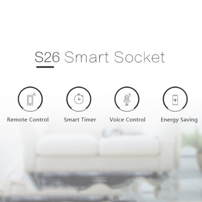 Sonoff S26 WiFi Smart Power Plug Socket Wireless Remote Control Timer Power Switch, Compatible with Alexa and Google Home, Support iOS and Android, AU Plug - Smart Socket by PMC Jewellery | Online Shopping South Africa | PMC Jewellery
