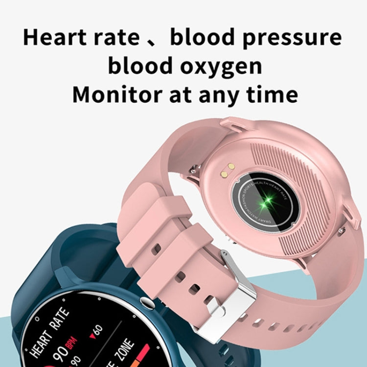 ZL02D 1.28 inch IP67 Waterproof Steel Band Smart Watch Support Heart Rate Monitoring (Blue) -  by PMC Jewellery | Online Shopping South Africa | PMC Jewellery