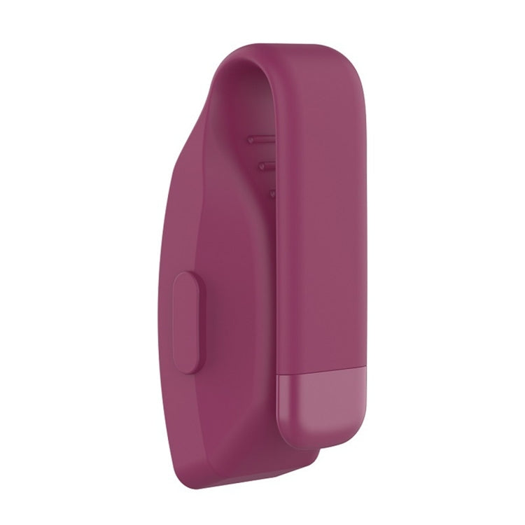 Smart Watch Silicone Clip Button Protective Case for Fitbit Inspire / Inspire HR / Ace 2(Wine Red) - Screen Protector by ENKAY | Online Shopping South Africa | PMC TechLife | Buy Now Pay Later Mobicred