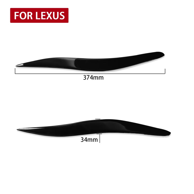 Car ABS Light Eyebrow For Lexus IS250/300 2006-2012 - Lamp Decoration by PMC Jewellery | Online Shopping South Africa | PMC Jewellery