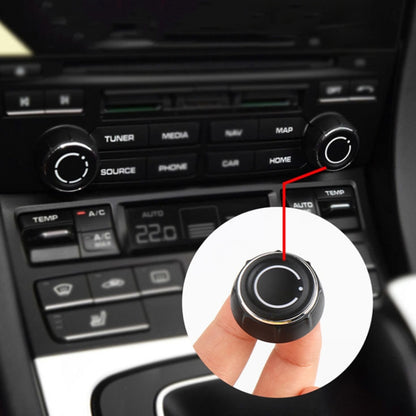 For Porsche Cayenne Left Driving Car Left CD Player Volume Adjustment Knob Cover 97064292901 - Car Switches by PMC Jewellery | Online Shopping South Africa | PMC Jewellery