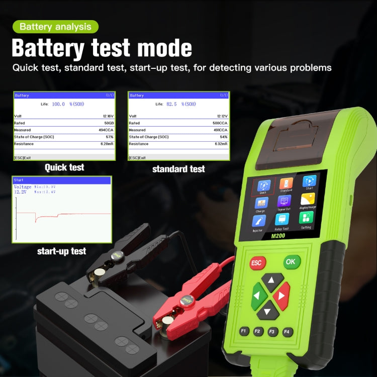 JDiag M200 8V-30V OBD Motorcycles Diagnostic Instrument with Data Printing - free shipping - PMC TechLife - Order now!