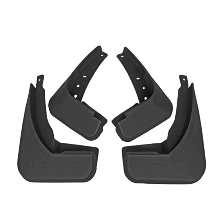 For Audi A3 Hatchback 2014-2016 4pcs/Set Car Auto Soft Plastic Splash Flaps Fender Guard - Mudguards by PMC TechLife | Online Shopping South Africa | PMC TechLife | Buy Now Pay Later Mobicred