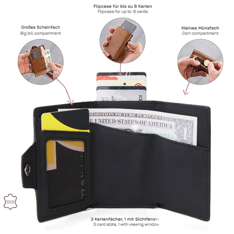 CH0727-1 RFID Carbon Fiber Zipper Multifunctional Card Package(Black) - Antimagnetic RFID Package by PMC TechLife | Online Shopping South Africa | PMC TechLife | Buy Now Pay Later Mobicred