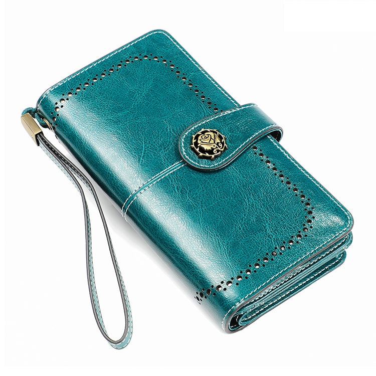 3556 Large Capacity Long Multi-function Anti-magnetic RFID Wallet Clutch for Ladies with Card Slots (Blue) - free shipping - PMC TechLife - Order now!