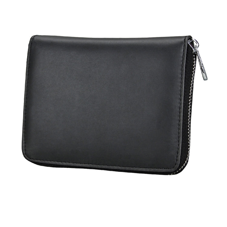Antimagnetic RFID Multi-functional Genuine Leather Card Package(Black) - free shipping - PMC TechLife - Order now!