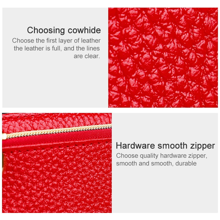 2013 Multifunctional Litchi Texture Women Large Capacity Hand Wallet with Card Slots(Purple) - Antimagnetic RFID Package by PMC TechLife | Online Shopping South Africa | PMC TechLife | Buy Now Pay Later Mobicred