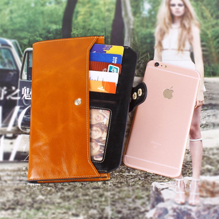8239 Antimagnetic RFID Multi-function Leather Lady Wallet Large-capacity Purse with Detachable Card Holder(Rose Red) - free shipping - PMC TechLife - Order now!
