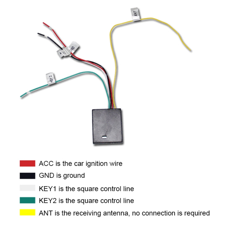 1 Set Universal Steering Wheel Controller Wireless Multifunctional DVD Navigation Key Remote Controller - Steering Wheel Accessories by PMC TechLife | Online Shopping South Africa | PMC TechLife | Buy Now Pay Later Mobicred