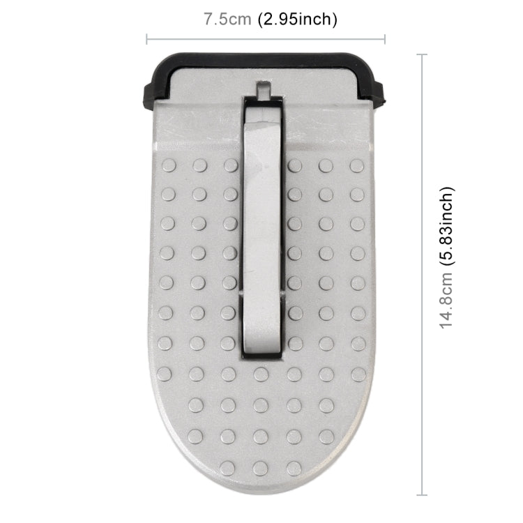 Multi-function Car Door Sill Step Pedals Pads (Silver) - free shipping - PMC TechLife - Order now!