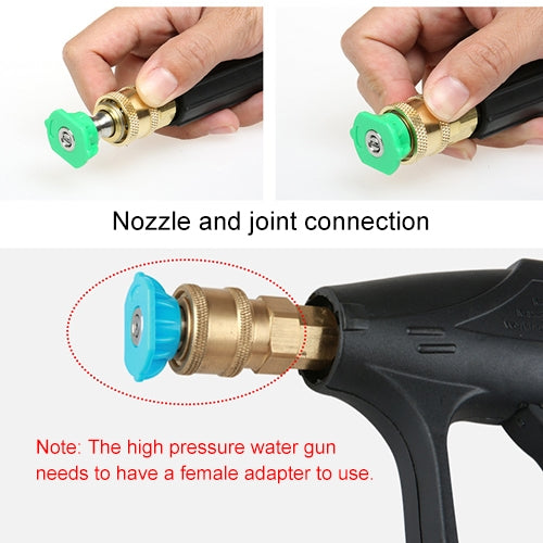 High Pressure Car Wash Gun Jet Nozzle Washer Accessories, Nozzle Angle: 25 Degree - free shipping - PMC TechLife - Order now!