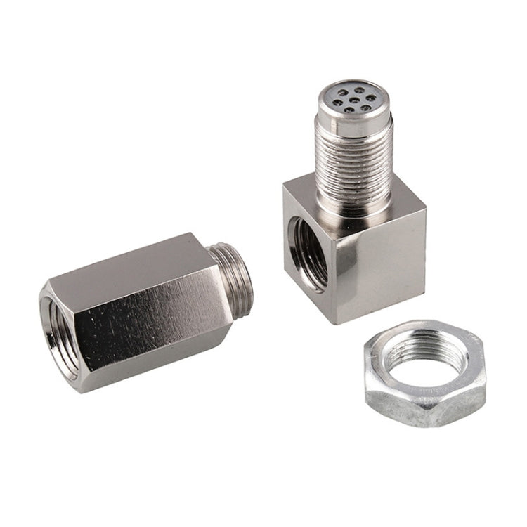 90 Degree Car Oxygen Sensor Spacer Engine Light CEL Check Bung Mini Catalytic Converter M18 x 1.5 - Engine Fittings by PMC TechLife | Online Shopping South Africa | PMC TechLife