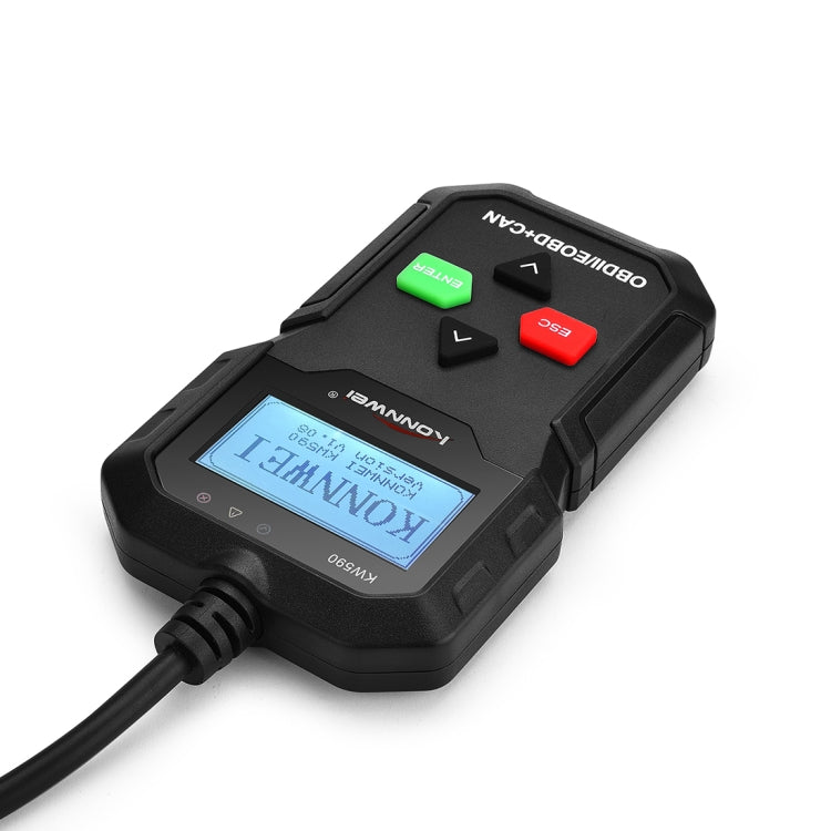 KONNWEI KW590 Mini OBDII Car Auto Diagnostic Scan Tools Auto Scan Adapter Scan Tool (Can Only Detect 12V Gasoline Car)(Black) - free shipping - PMC TechLife - Order now!