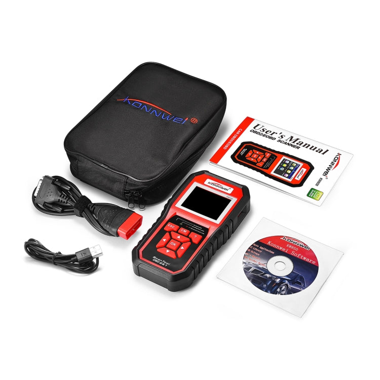 KONNWEI KW850 OBDII / CAN Car Auto Diagnostic Scan Tools  Auto Scan Adapter Scan Tool  Supports 8 Languages and 6 Protocols (Can Also Detect Battery and Voltage, Only Detect 12V Gasoline Car) - Code Readers & Scan Tools by KONNWEI | Online Shopping South Africa | PMC Jewellery | Buy Now Pay Later Mobicred