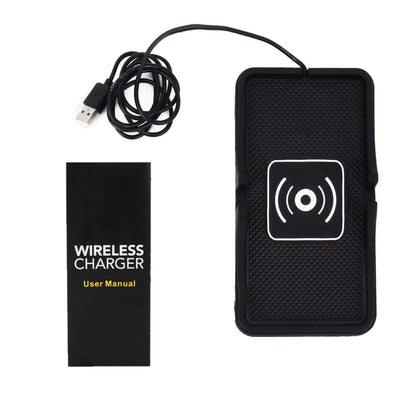 Home Car DC 5V/2A 5W Fast Charging Qi Standard Wireless Charger Pad, For iPhone, Galaxy, Huawei, Xiaomi, LG, HTC and Other QI Standard Smart Phones - Wireless Charging Pads by PMC Jewellery | Online Shopping South Africa | PMC Jewellery