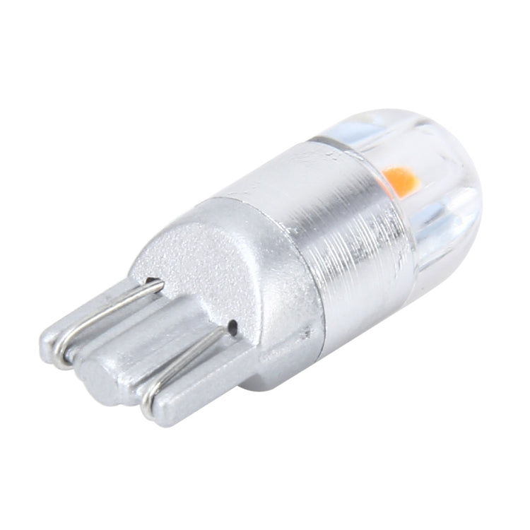 2 PCS T10 2W 2 SMD-3030 LED Car Clearance Lights Lamp, DC 12V (Yellow Light) - free shipping - PMC TechLife - Order now!