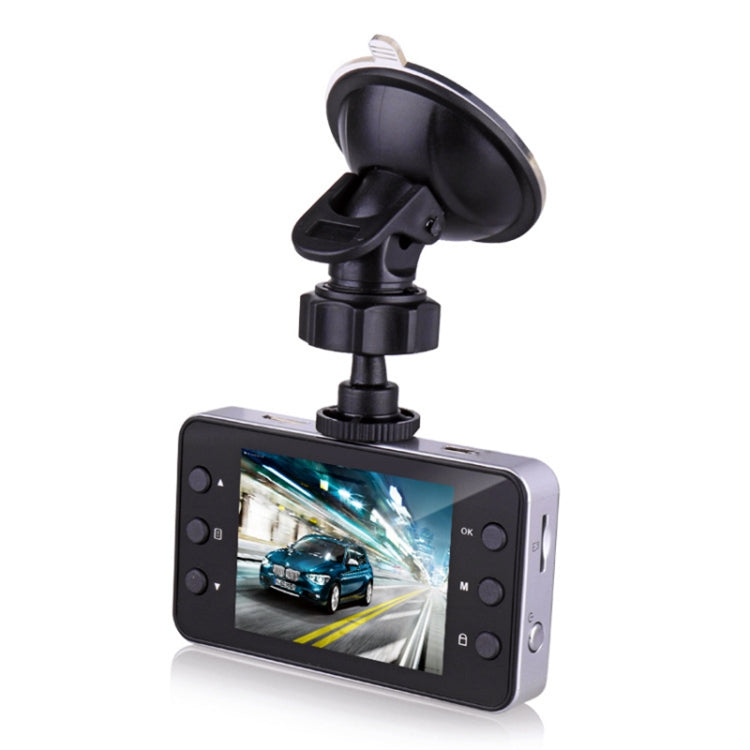 K6000 2.3 inch 140 Degrees Wide Angle Full HD 720P Video Car DVR, Support TF Card (32GB Max) / Motion Detection, with 2 Night Vision Fill Lights - Car DVRs by PMC Jewellery | Online Shopping South Africa | PMC Jewellery