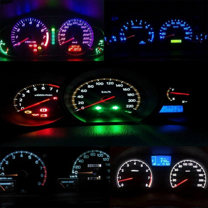 10PCS 2W T3 Wedge Instrument Panel LED Light Dashboard Gauge Cluster Indicator Lamp Bulb(Green Light) - Instrument Lights by PMC Jewellery | Online Shopping South Africa | PMC Jewellery