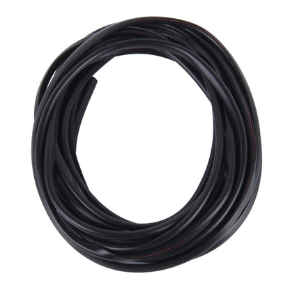 5m Car Decorative Strip PVC Chrome Decoration Strip Door Seal Window Seal(Black) - Decorative Strip by PMC Jewellery | Online Shopping South Africa | PMC Jewellery