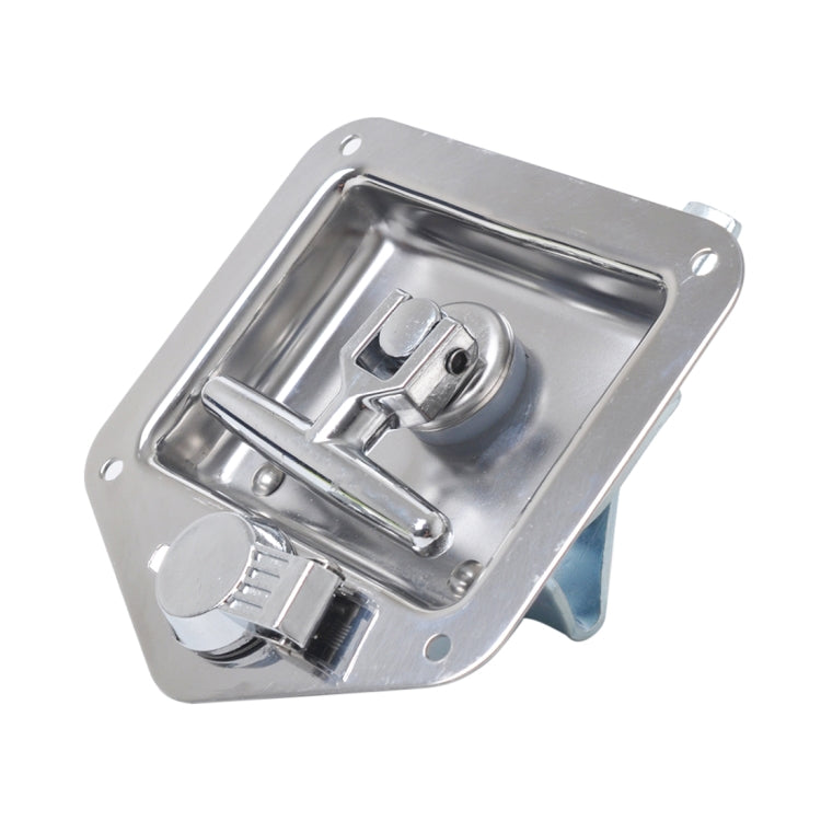 Folding T Handle Lock Stainless Steel Flush Mount Tool Box for Trailer / Yacht / Truck - Locks & Hasps by PMC TechLife | Online Shopping South Africa | PMC TechLife