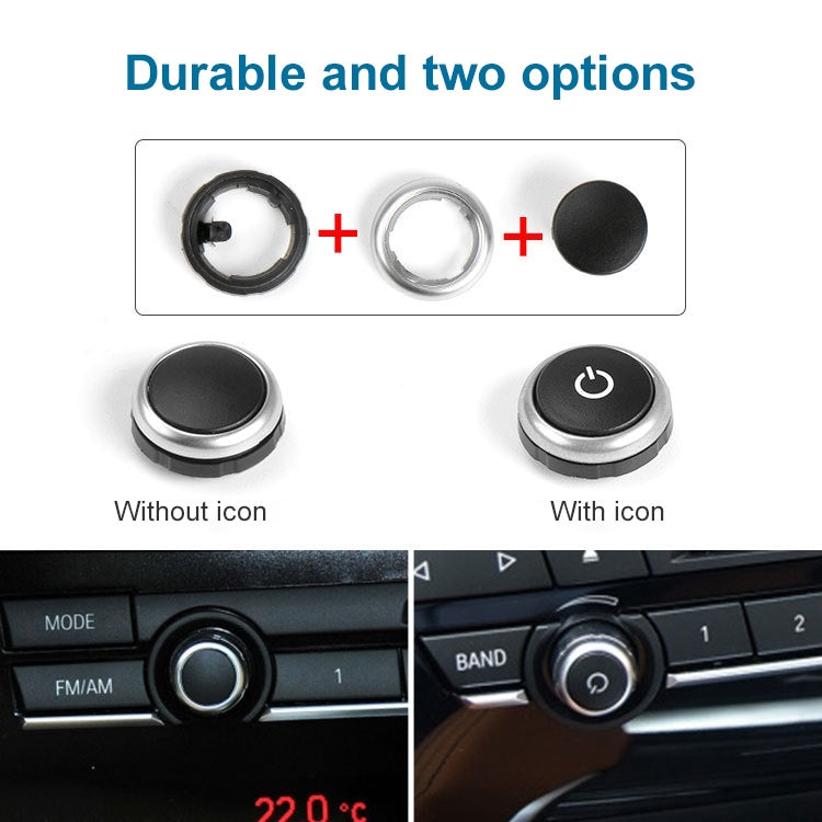 Car Radio Switch Button CD Player Volume Knob 64119350272 for BMW F10 - Car Switches by PMC Jewellery | Online Shopping South Africa | PMC Jewellery