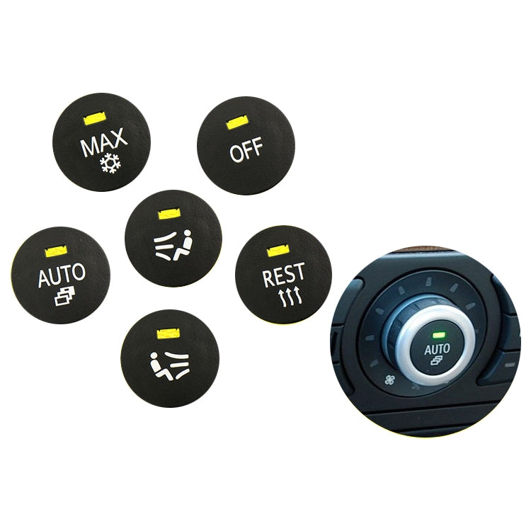 Car Air Conditioner Panel Switch Button OFF Key 6131 9250 196-1 for BMW E60 2003-2010, Left Driving - Car Switches by PMC TechLife | Online Shopping South Africa | PMC TechLife