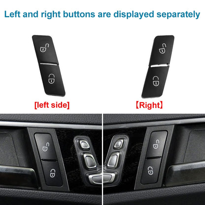 Car Right Side Door Lock Switch Buttons 2049058402 for Mercedes-Benz W204, Left Driving (Black) - Car Switches by PMC Jewellery | Online Shopping South Africa | PMC Jewellery