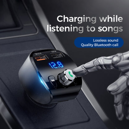 JOYROOM JR-CL02 Shadow Series Car Bluetooth MP3 Player Car Kit, Support TF Card & U Disk & Bluetooth Calling & QC3.0 Flash Charging - Bluetooth Car Kits by JOYROOM | Online Shopping South Africa | PMC Jewellery