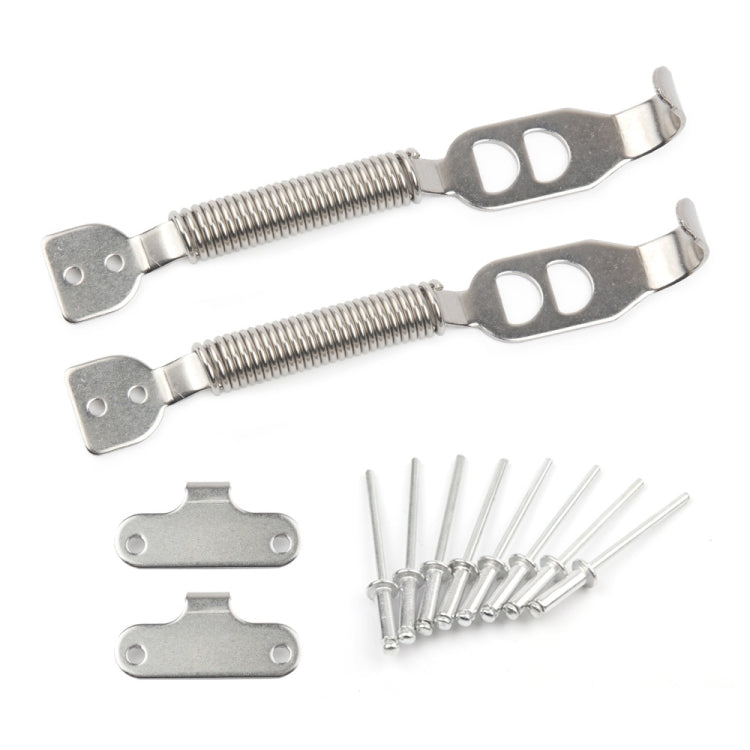 Universal Car Hood Tunning Boot Bonnet Springs Clips Pin Kit Hood Lock - Locks & Hasps by PMC TechLife | Online Shopping South Africa | PMC TechLife