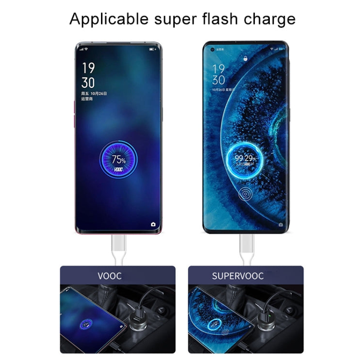 Dual USB 66W Car Flash Charger for OPPO / Huawei (Black) - Car Charger by PMC TechLife | Online Shopping South Africa | PMC TechLife
