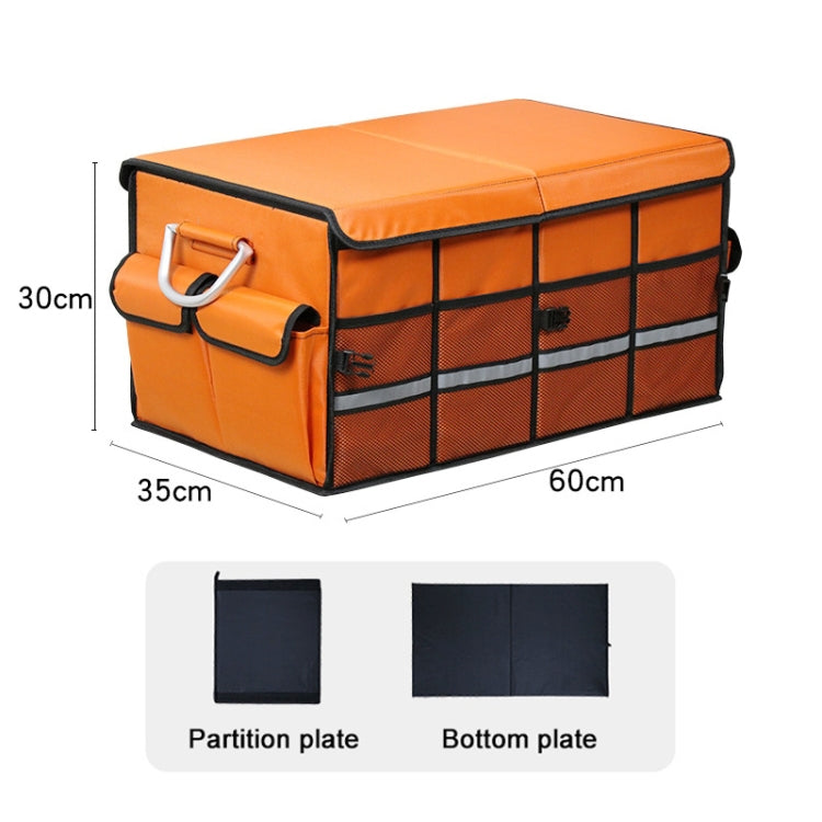 Car Trunk Foldable Storage Box, Capacity: 66L (Orange) - free shipping - PMC TechLife - Order now!