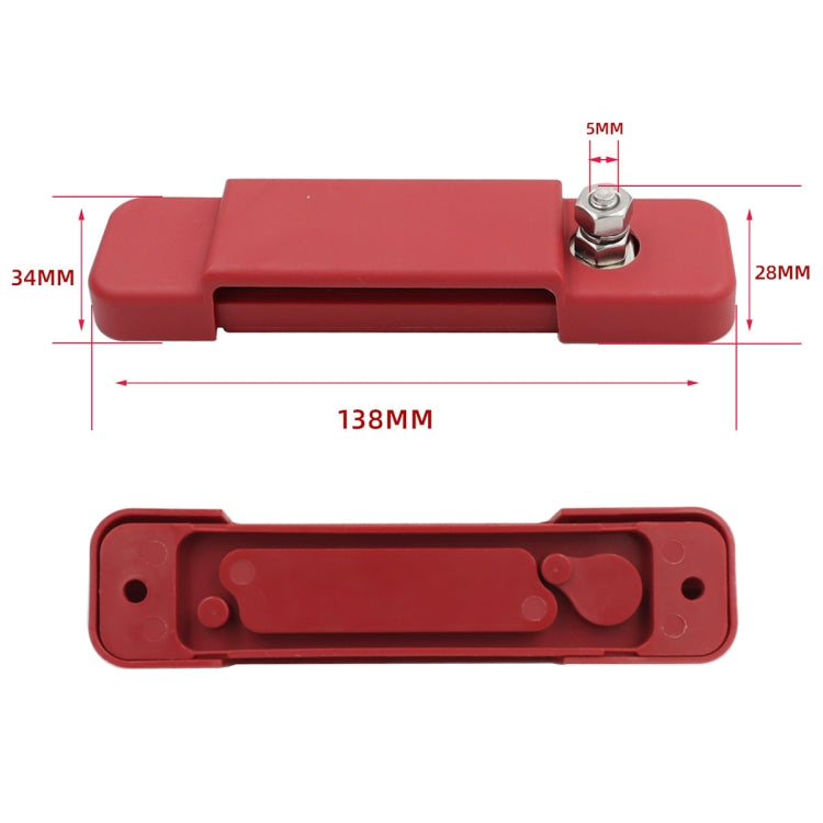 48V 180A 12 Way Power Distribution Terminal Block Battery Bus Bar Set - Fuse by PMC TechLife | Online Shopping South Africa | PMC TechLife