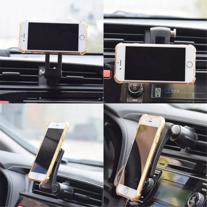Multifunctional Car Air Conditioner Air Outlet Magnetic Phone Holder (Black) - Car Holders by PMC Jewellery | Online Shopping South Africa | PMC Jewellery