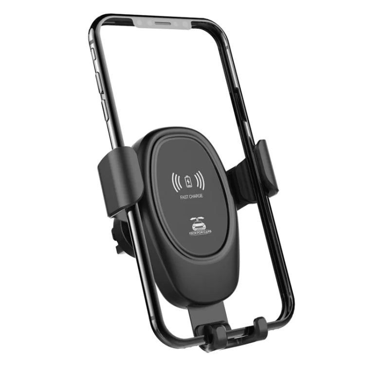 Car Wireless Charger Multifunctional Mobile Phone Wireless Charger Stand (Black) - Wireless Charger Holders by PMC TechLife | Online Shopping South Africa | PMC TechLife