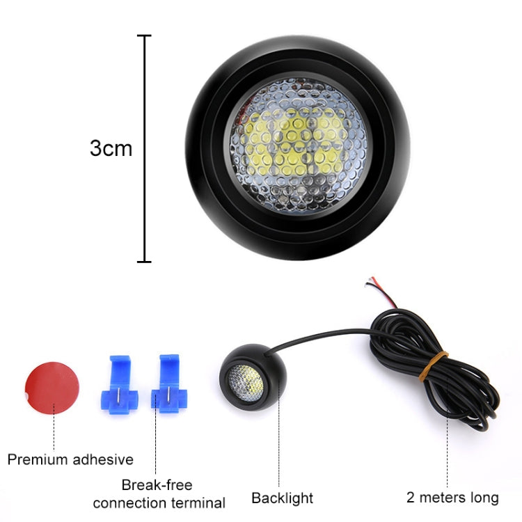 Car LED Super Bright Eagle Eye Reversing Light DC12V / 5W / 6000K / 650LM with Decoding - free shipping - PMC TechLife - Order now!