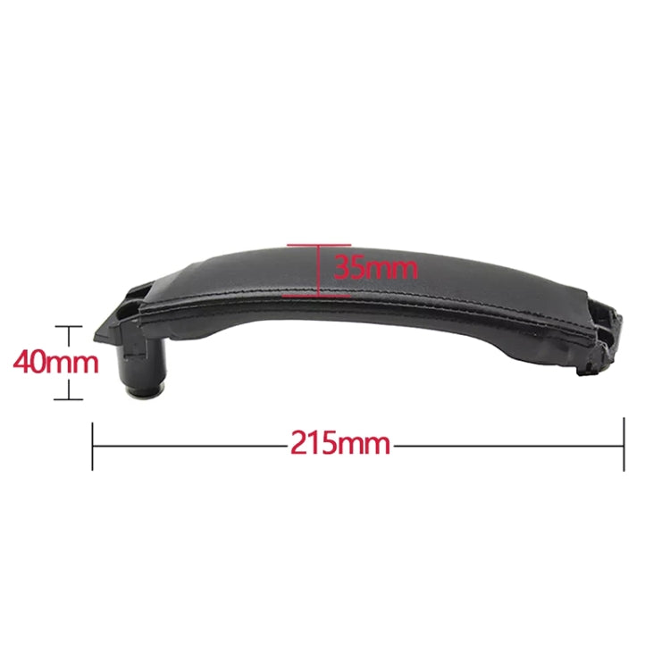 For Land Rover Discovery 2015-2019 Car Leather Texture Inside Door Left Handle LR076163, Left Driving - Door Handles by PMC TechLife | Online Shopping South Africa | PMC TechLife | Buy Now Pay Later Mobicred