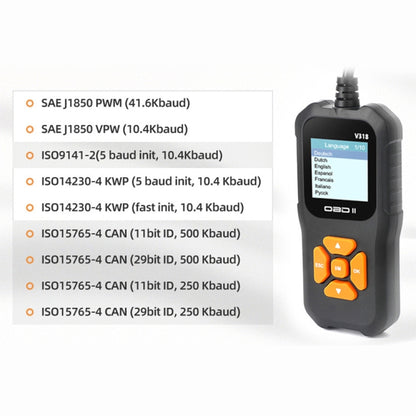 V318 Car OBD2 Color Screen Diagnostic Tool Code Reader - Code Readers & Scan Tools by PMC Jewellery | Online Shopping South Africa | PMC Jewellery