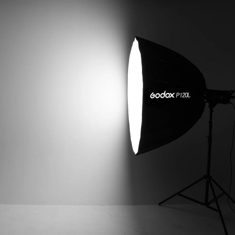 Godox P120L Diameter 120cm Parabolic Softbox Reflector Diffuser for Studio Speedlite Flash Softbox(Black) -  by Godox | Online Shopping South Africa | PMC Jewellery | Buy Now Pay Later Mobicred