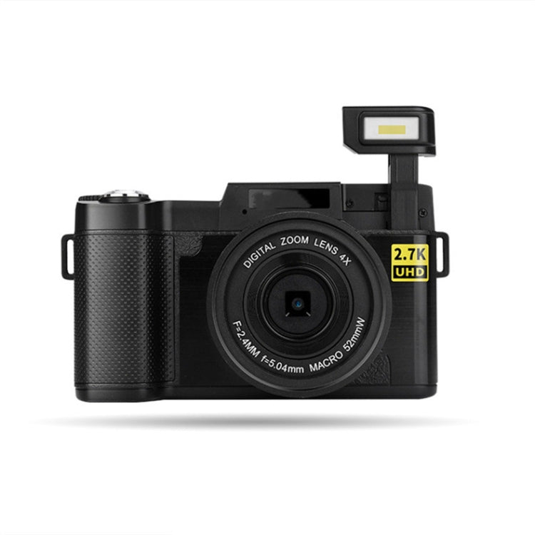 R2 2.7K Vlog Camera 4X Zoom Digital Camera with 3.0 inch Flip Screen (Black) - Children Cameras by PMC TechLife | Online Shopping South Africa | PMC TechLife