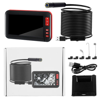 P20 4.3 Inch Screen Display HD1080P Inspection Endoscope with 8 LEDs, Length: 5m, Lens Diameter: 8mm, Hard Line -  by PMC Jewellery | Online Shopping South Africa | PMC Jewellery