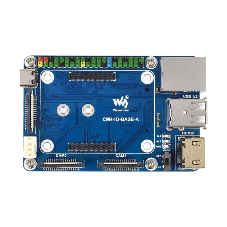 Waveshare Mini Base Board A for Raspberry Pi Compute Module 4 - Mini PC Accessories by WAVESHARE | Online Shopping South Africa | PMC Jewellery | Buy Now Pay Later Mobicred