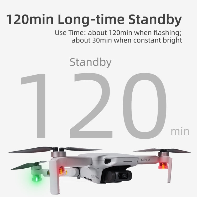 Sunnylife 2-Green + 2-Red Night Strobe LED Light Indicator Light for DJI Mavic 2 / Mini / Mavic Air 2 / FPV - Others by Sunnylife | Online Shopping South Africa | PMC TechLife | Buy Now Pay Later Mobicred
