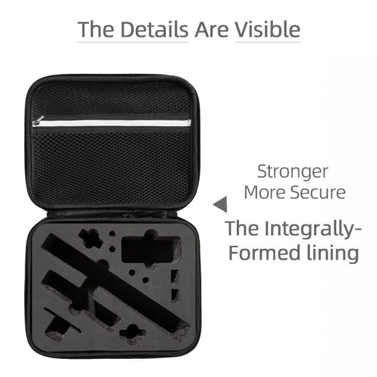 For DJI Osmo Action 3 Carrying Storage Case Bag,Size: 24 x 19 x 9cm (Black) - Case & Bags by PMC TechLife | Online Shopping South Africa | PMC TechLife | Buy Now Pay Later Mobicred