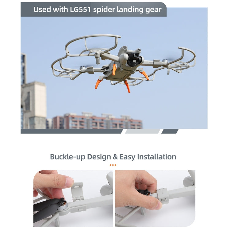 For DJI Mini 3 Sunnylife Drone Propeller Protective Guard Anti-collision Ring (Grey) - free shipping - PMC TechLife - Order now!