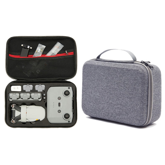 For DJI Mini 2 SE Grey Shockproof Carrying Hard Case Storage Bag, Size: 21.5 x 29.5 x 10cm (Black) - Backpacks & Bags by PMC Jewellery | Online Shopping South Africa | PMC Jewellery