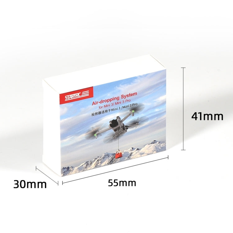 For DJI Mini 2 / Mini 2 SE / Mini 3 / Pro STARTRC Air-Dropping System Thrower Parabolic Bracket (Grey) - free shipping - PMC TechLife - Order now!